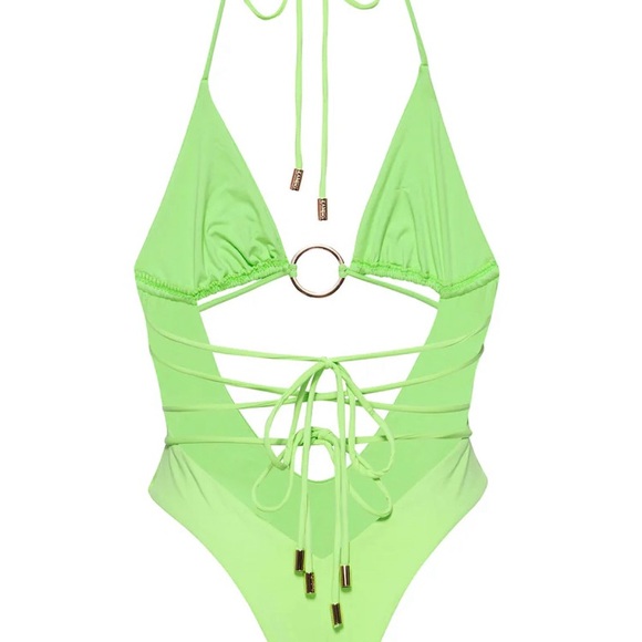 Kamari Swim - One Piece Limon Criss Cross Swimsuit XL NWT - Picture 4 of 4